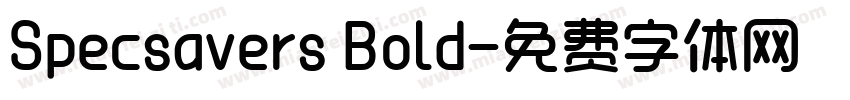 Specsavers Bold字体转换